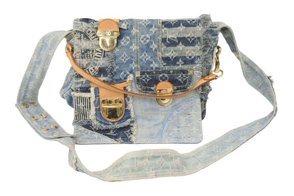 Louis Vuitton Posty bag Monogram denim shoulder